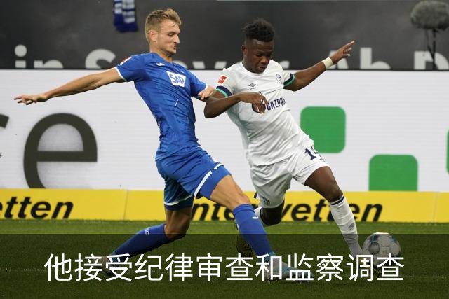 他接受纪律审查和监察调查